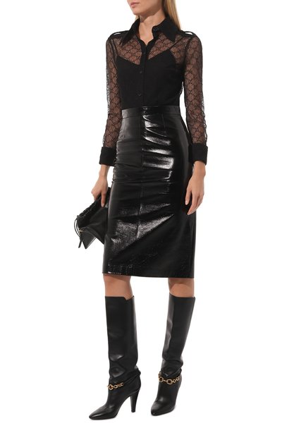 Кружевная рубашка GUCCI, арт. 675824 ZAHQF, фото 2