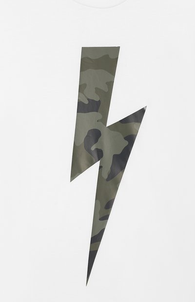 Хлопковая футболка NEIL BARRETT KIDS, арт. 020572, фото 3