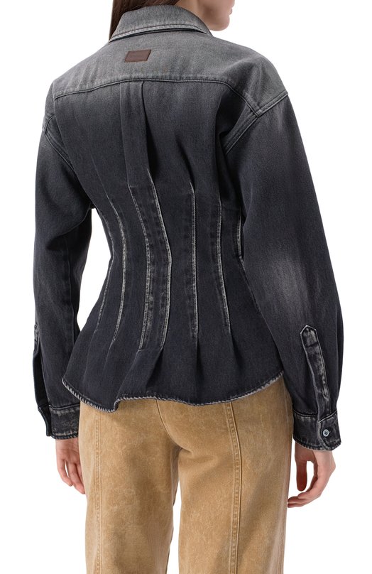 Джинсовая рубашка Moschino A0202/5422 Серый  A0202/5422 Фото 4