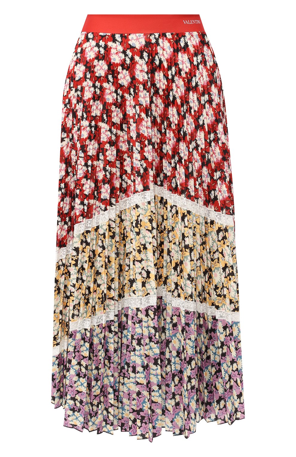 Юбка с принтом VALENTINO разноцветного цвета по цене 240500 руб., арт. RB3MD00FFFJ, фото 1 Юбка с принтом VALENTINO, арт. RB3MD00FFFJ, фото 1