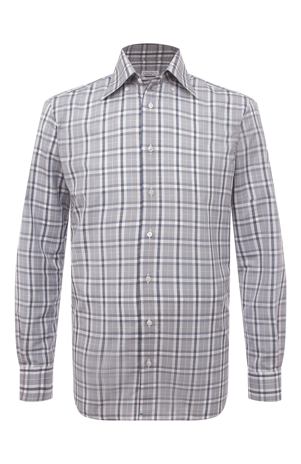 Рубашка из хлопка и льна ZILLI, арт. MFZ-4270-8619/0001, фото 1