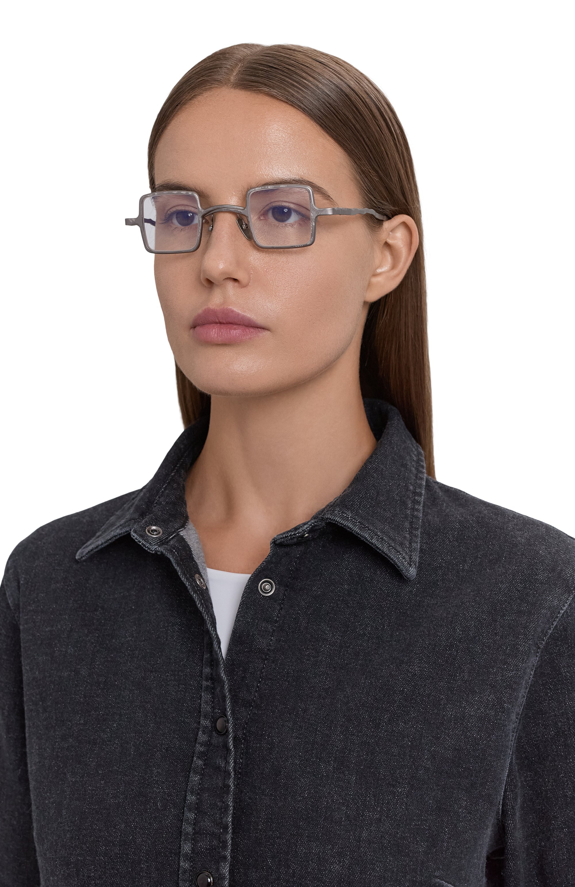 Оправа KUB0RAUM серебряного цвета по цене 57050 руб., арт. Z21 SM, фото 3 Оправа KUB0RAUM, арт. Z21 SM, фото 3