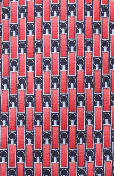 Шелковый галстук с узором ZILLI красного цвета по цене 25800 руб., арт. 50010/TIE, фото 3 Шелковый галстук с узором ZILLI, арт. 50010/TIE, фото 3