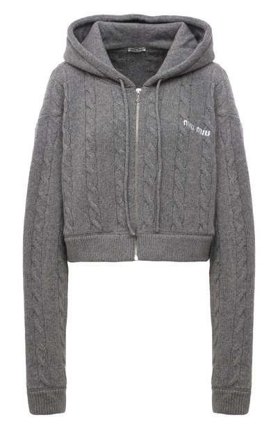 Шерстяной кардиган MIU MIU, арт. MMF525-1ZLF-F0031, фото 1