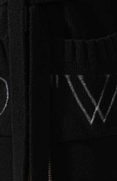 Кардиган OFF-WHITE черного цвета по цене 77300 руб., арт. 0WHB009F19F980501000, фото 5 Кардиган OFF-WHITE, арт. 0WHB009F19F980501000, фото 5