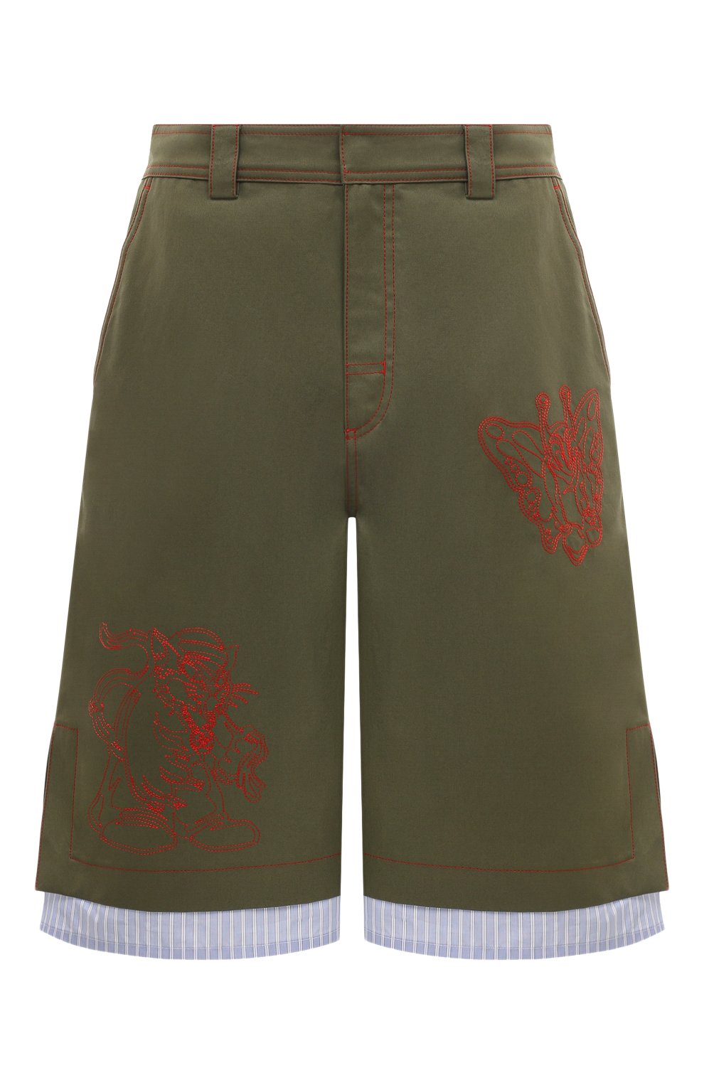 Хлопковые шорты OFF-WHITE, арт. 0MCB072F24FAB001, фото 1