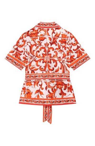 Хлопковая рубашка DOLCE & GABBANA, арт. L56S07/G7P4J_001, фото 2