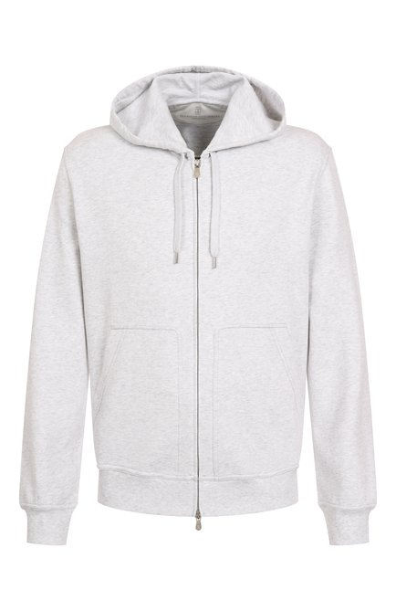 Мужской хлопковая толстовка BRUNELLO CUCINELLI, арт. MW8639069G