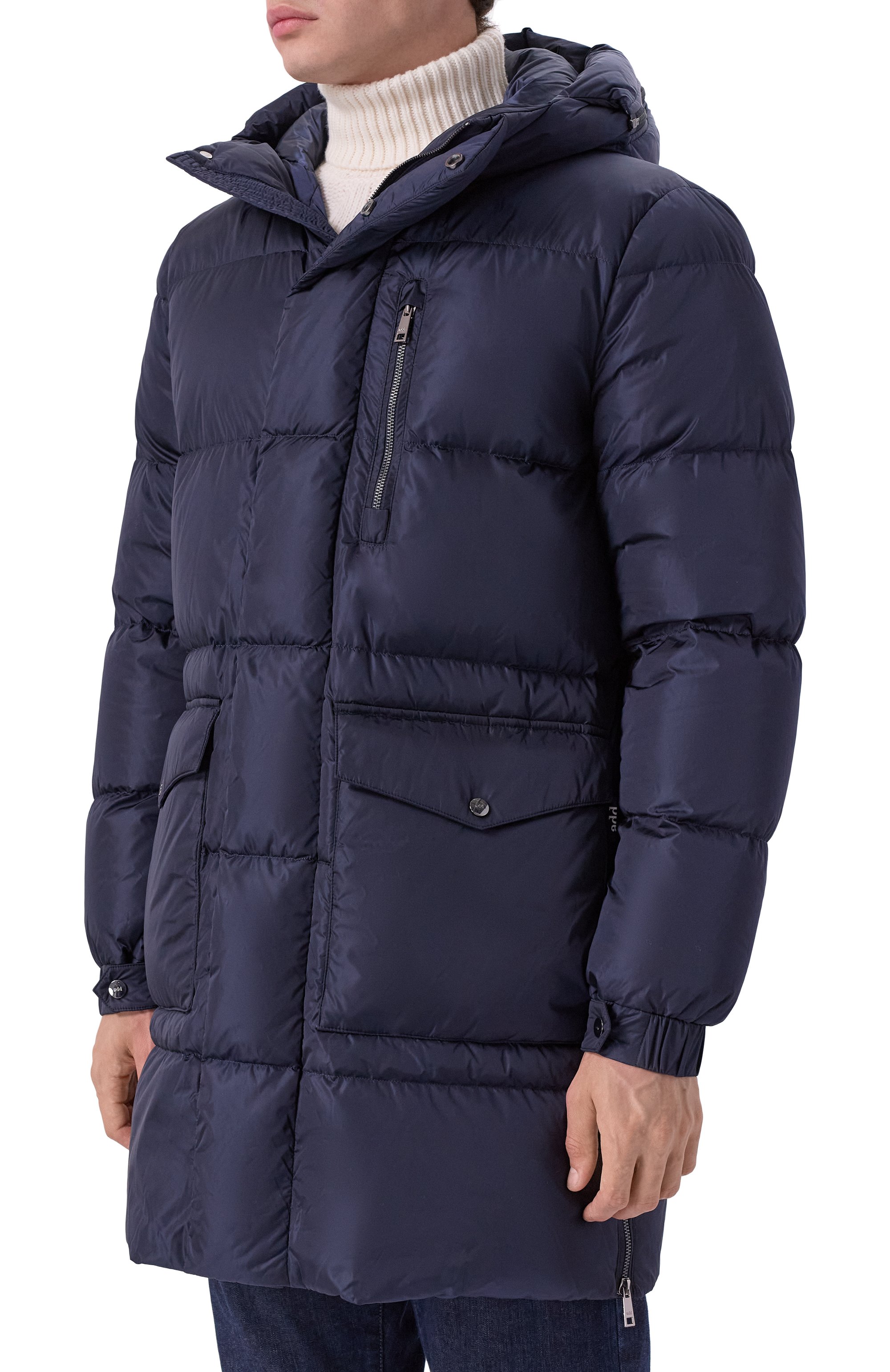 Пуховик ADD темно-синего цвета по цене 96200 руб., арт. 12AMH002R, фото 3 Пуховик ADD, арт. 12AMH002R, фото 3