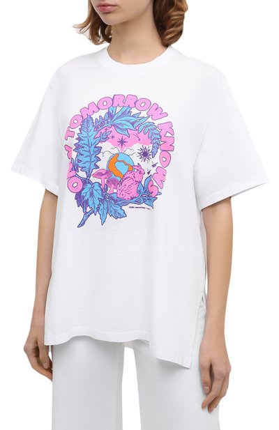 Хлопковая футболка STELLA MCCARTNEY, арт. 601828/S0W11, фото 3