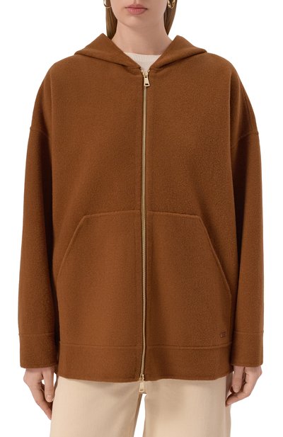 Полупальто из шерсти и кашемира MAX MARA, арт. ETUANIA, фото 3