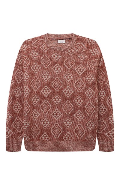 Свитер из шерсти и хлопка BRUNELLO CUCINELLI, арт. BS0M74200C