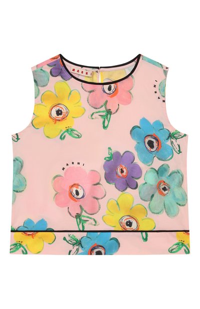 Хлопковый топ MARNI, арт. M01669/M00WC