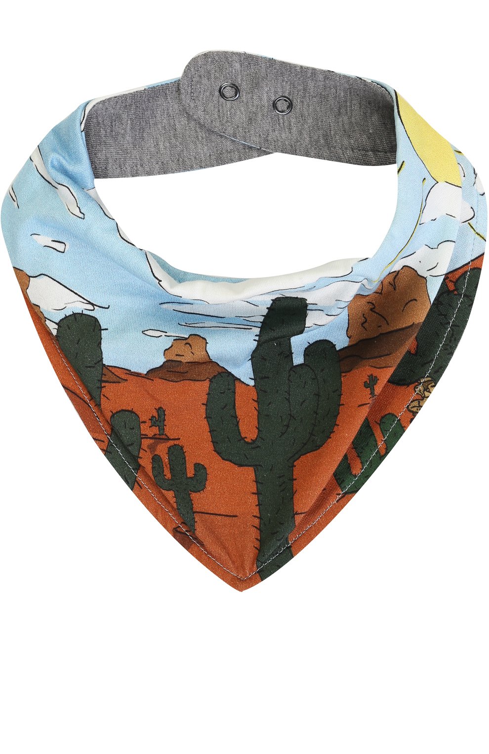 Комплект из хлопкового боди с аппликациями и нагрудника с принтом DOLCE & GABBANA, арт. 0131/L1J0J6/G7JAC, фото 4