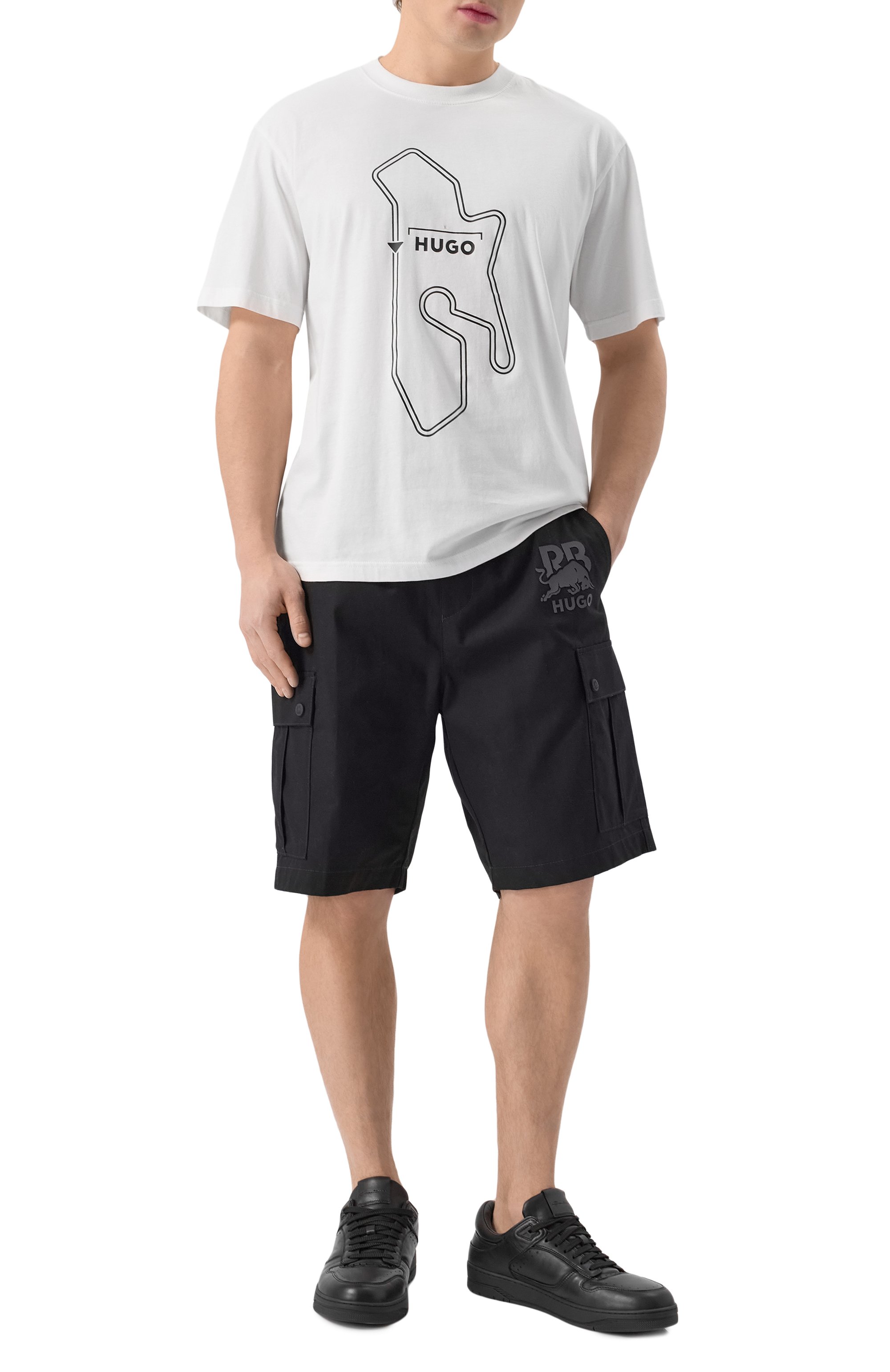 Хлопковые шорты hugo x rb HUGO, арт. 50542795, фото 2