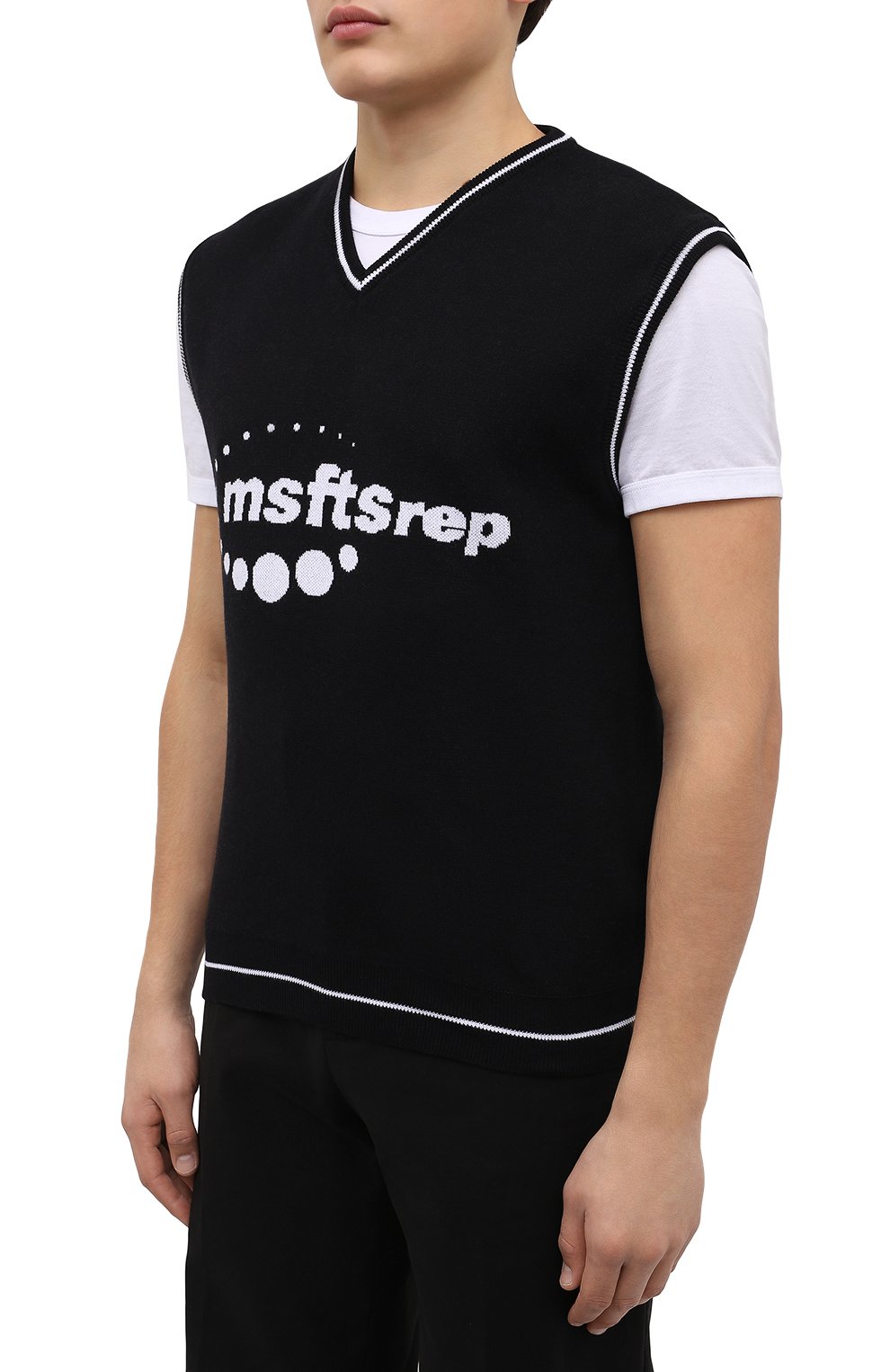 Хлопковый жилет MSFTSREP, арт. 31MSFW602/218784, фото 3