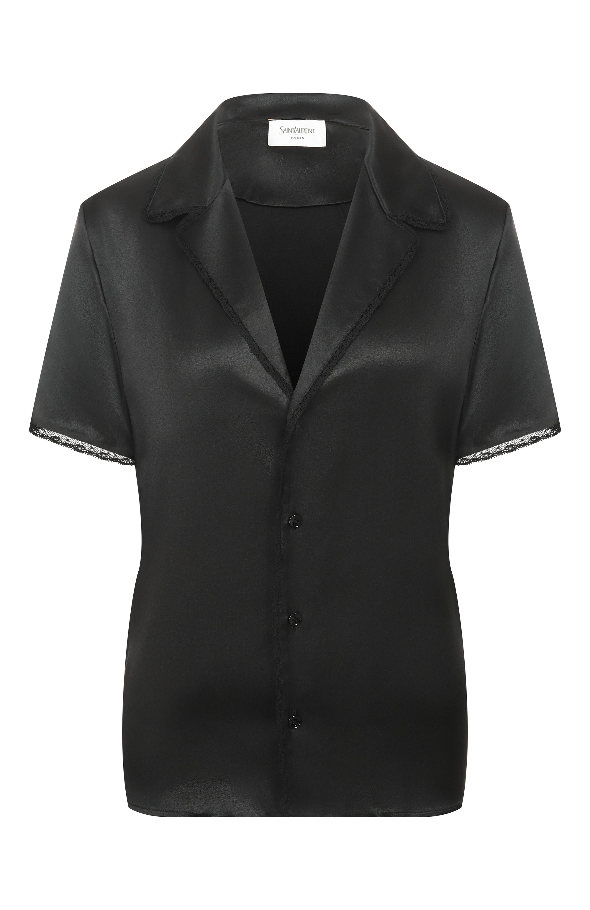 Шелковая блузка SAINT LAURENT, арт. 861081/Y7G27, фото 1