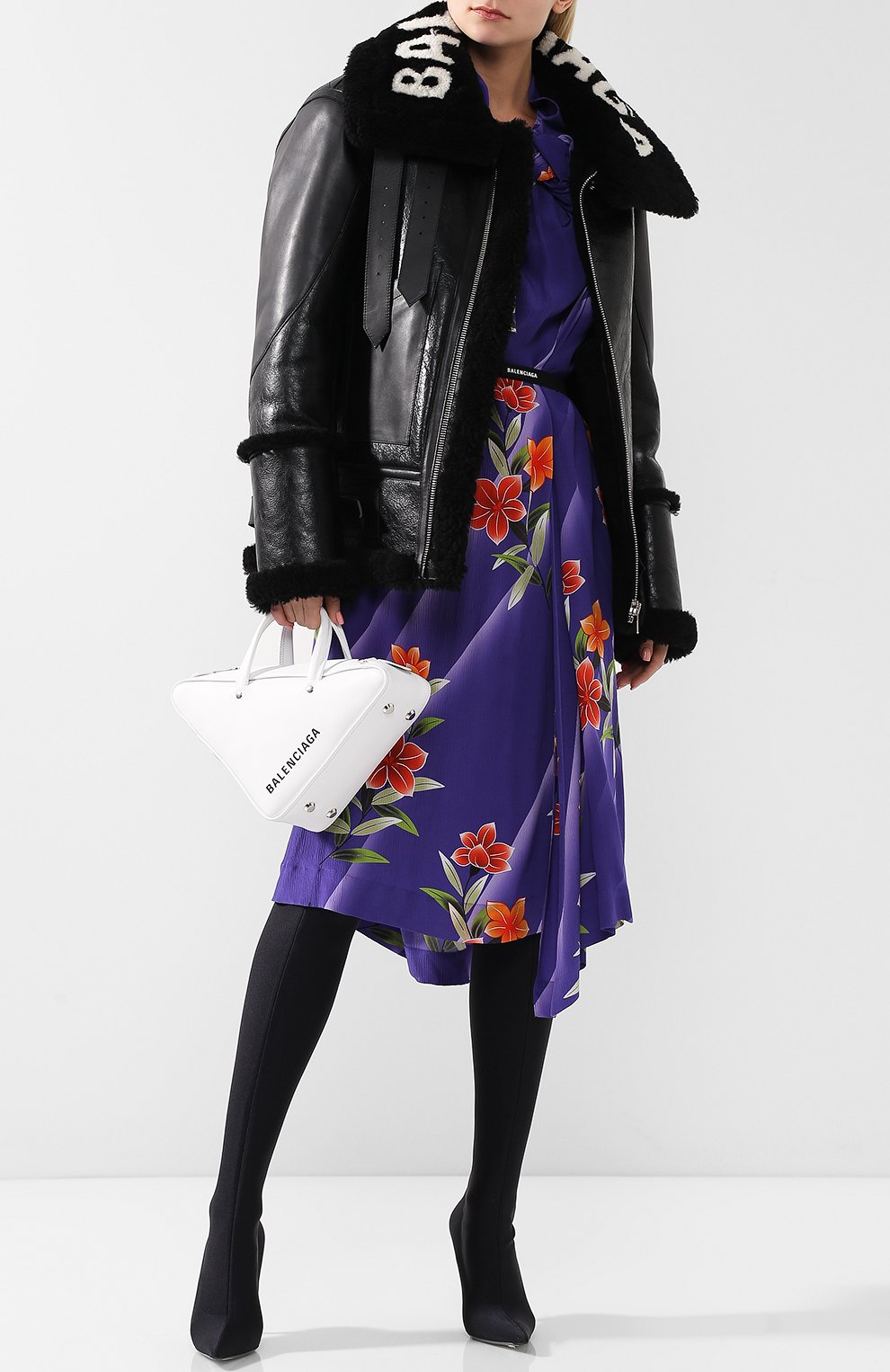 Укороченная дубленка свободного кроя BALENCIAGA, арт. 518095/TSH11, фото 2