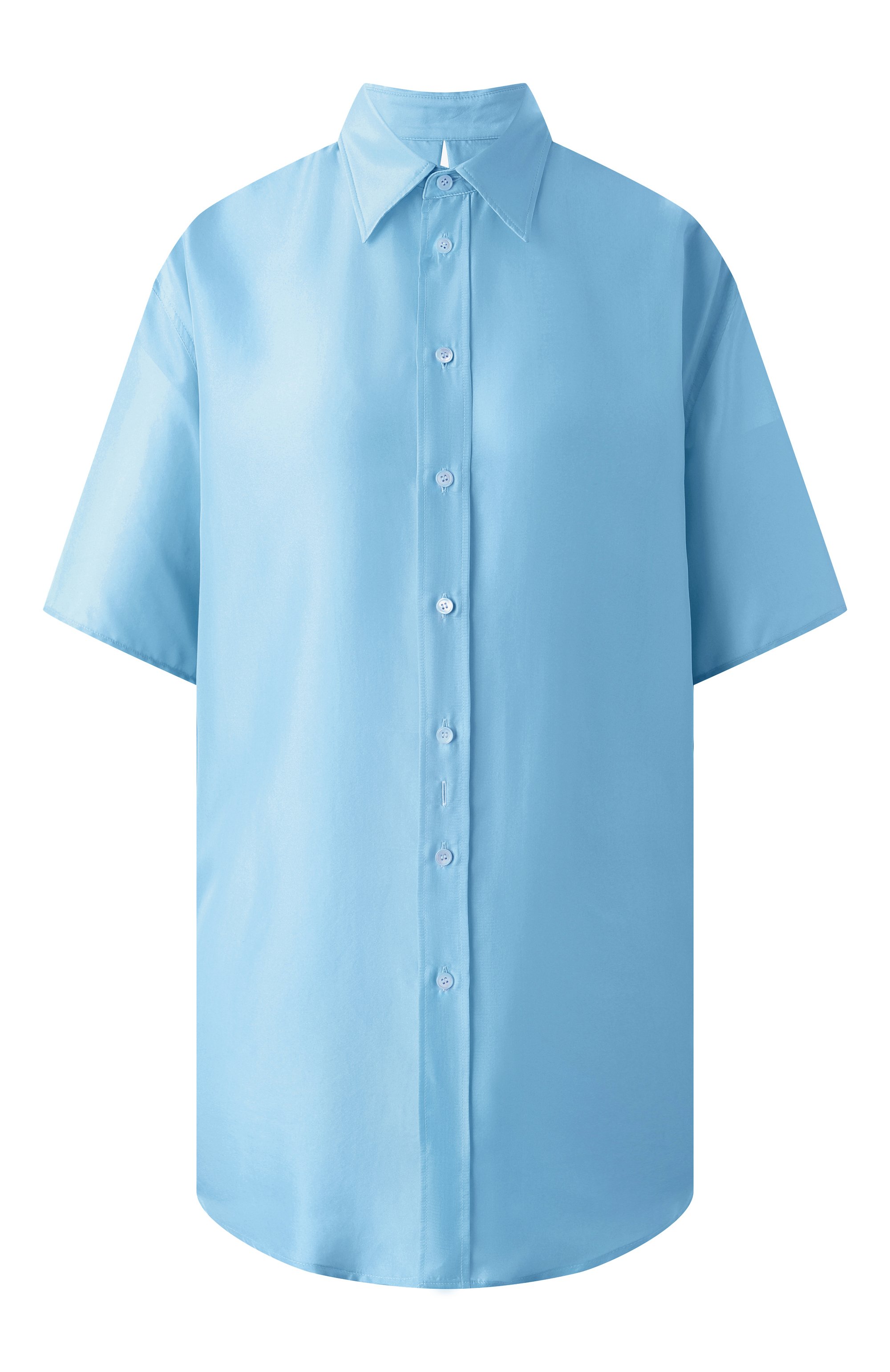 Шелковая рубашка MM6, арт. S52NF0013/M35244, фото 1