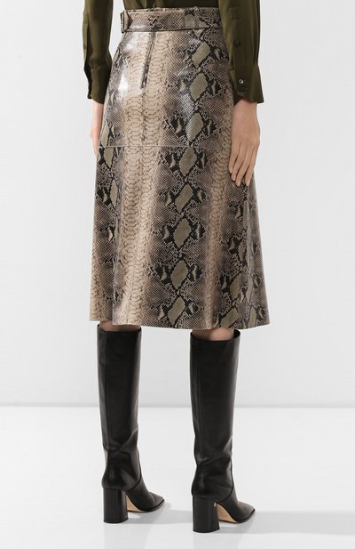 Кожаная юбка TOMMY HILFIGER, арт. WW0WW26120, фото 4