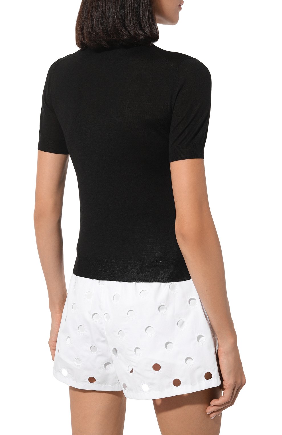 Шерстяной пуловер PRADA, арт. P24G1E-1S9C-F0002-211, фото 4