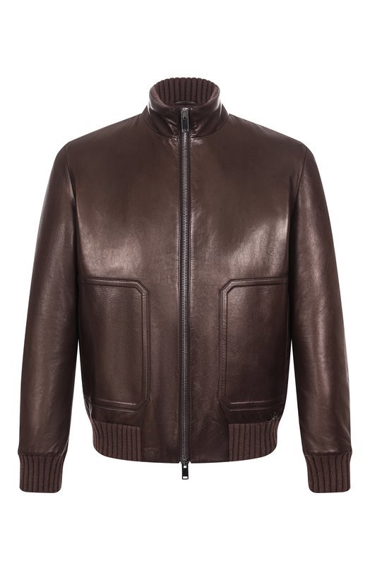 Кожаный бомбер MVST ZECK-ES4250/Z2764-1 Коричневый ZECK-ES4250/Z2764-1