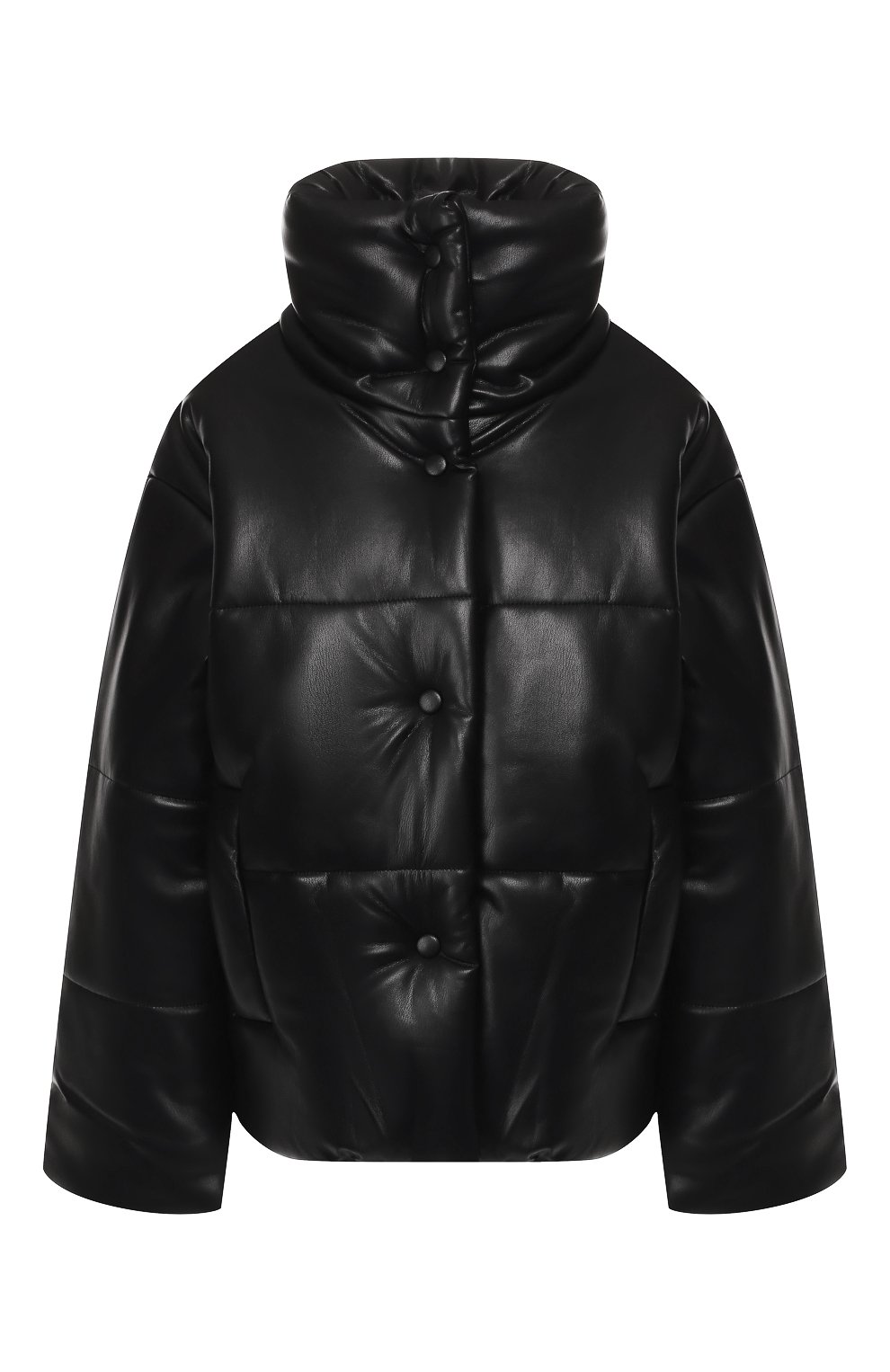 Куртка NANUSHKA черного цвета по цене 94700 руб., арт. HIDE_BLACK_VEGAN LEATHER, фото 1 Куртка NANUSHKA, арт. HIDE_BLACK_VEGAN LEATHER, фото 1