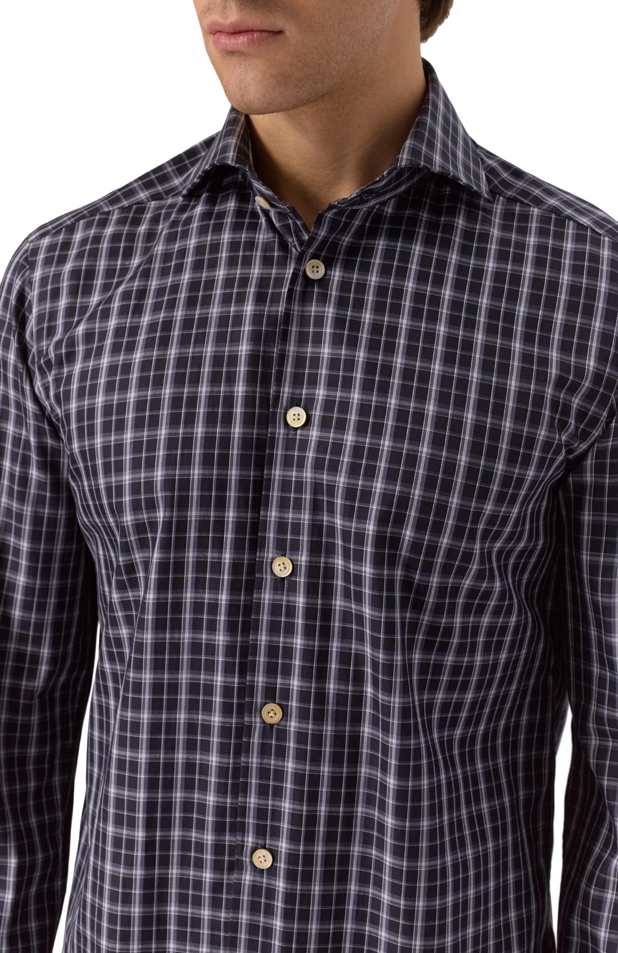 Хлопковая рубашка KITON, арт. UCCP2H0948136, фото 5