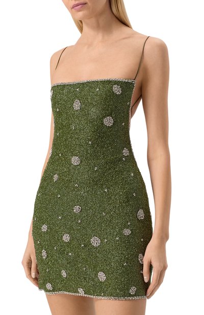 Платье с отделкой бисером GIUSEPPE DI MORABITO, арт. 04SSDR463 04468, фото 3