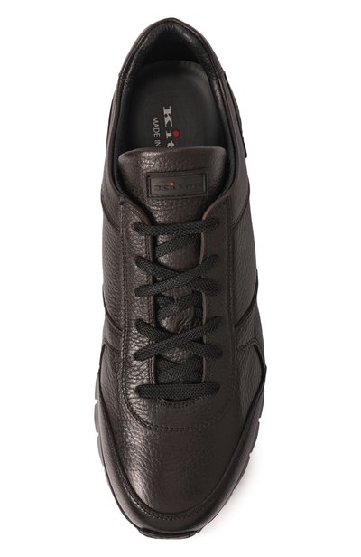 Кожаные кроссовки KITON коричневого цвета по цене 165500 руб., арт. USSA114N00126, фото 5 Кожаные кроссовки KITON, арт. USSA114N00126, фото 5