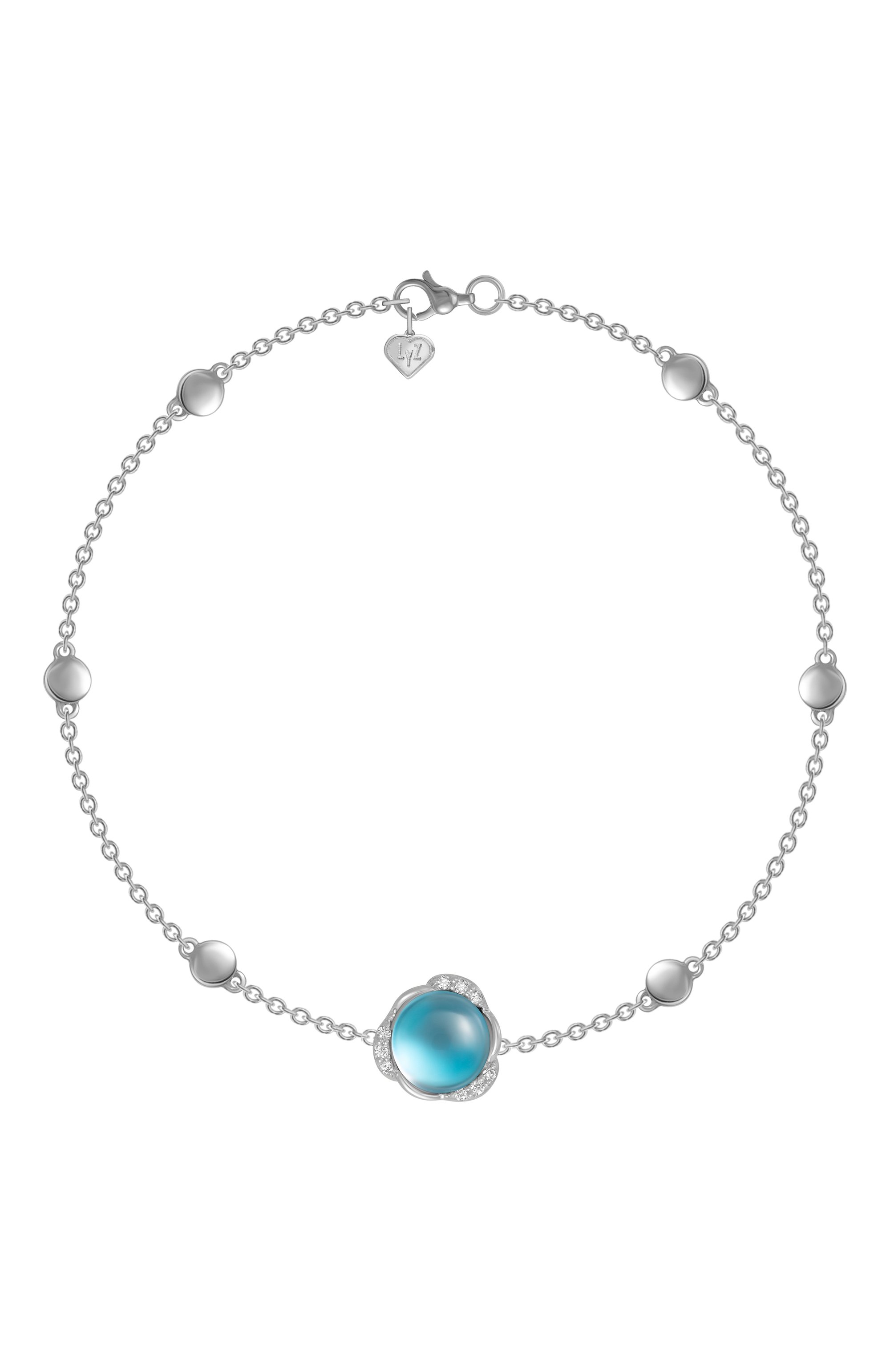 Браслет LUCKY ZNAKY бесцветного цвета по цене 161000 руб., арт. MERLYZ-BRM01-BTTA-W-6 MM, фото 1 Браслет LUCKY ZNAKY, арт. MERLYZ-BRM01-BTTA-W-6 MM, фото 1