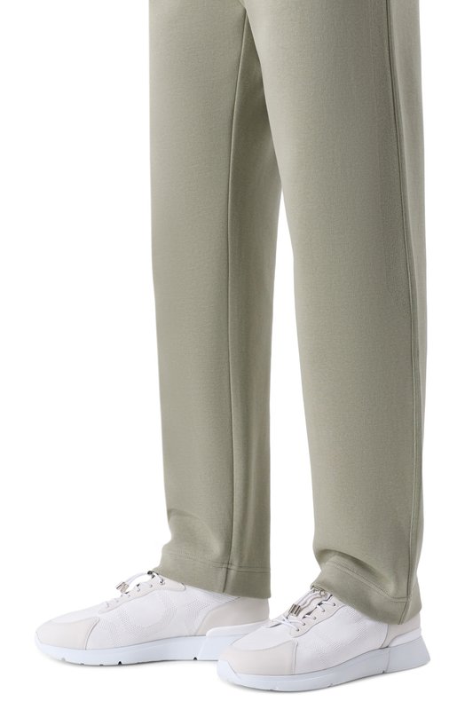 Текстильные кроссовки Stefano Ricci UV098G5293/TSWY Белый  UV098G5293/TSWY Фото 2