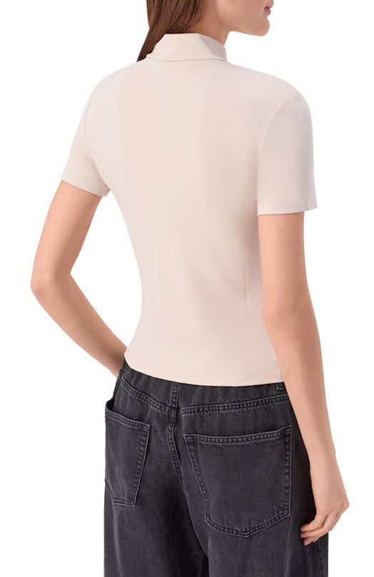 Кардиган из вискозы Alexander Wang 1CC2261305 Кремовый  1CC2261305 Фото 4