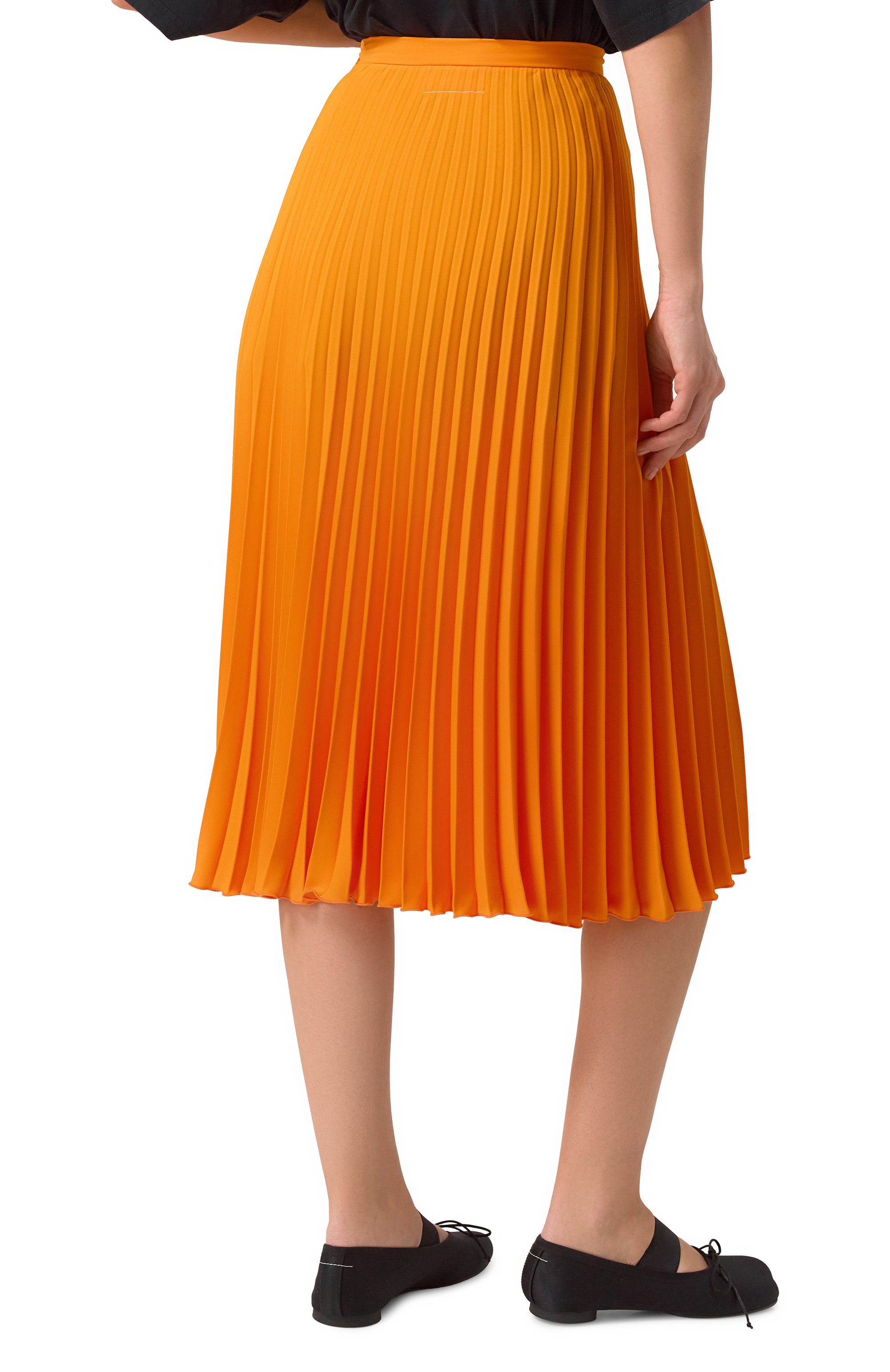 Плиссированная юбка MM6, арт. S52MA0196/S43455, фото 4