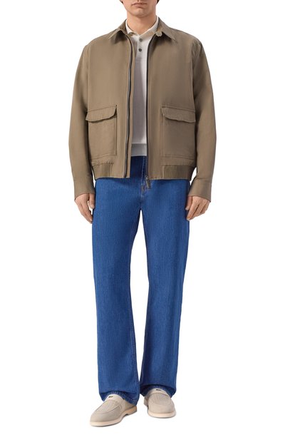 Лоферы из нубука ZILLI,  арт. H0306AM1401VZPU05, фото 2