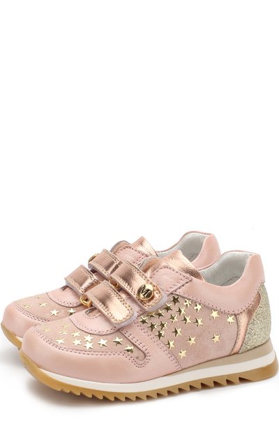 Кожаные кроссовки с замшевой отделкой и застежками велькро MISSOURI, арт. 4261/18-26, фото 1