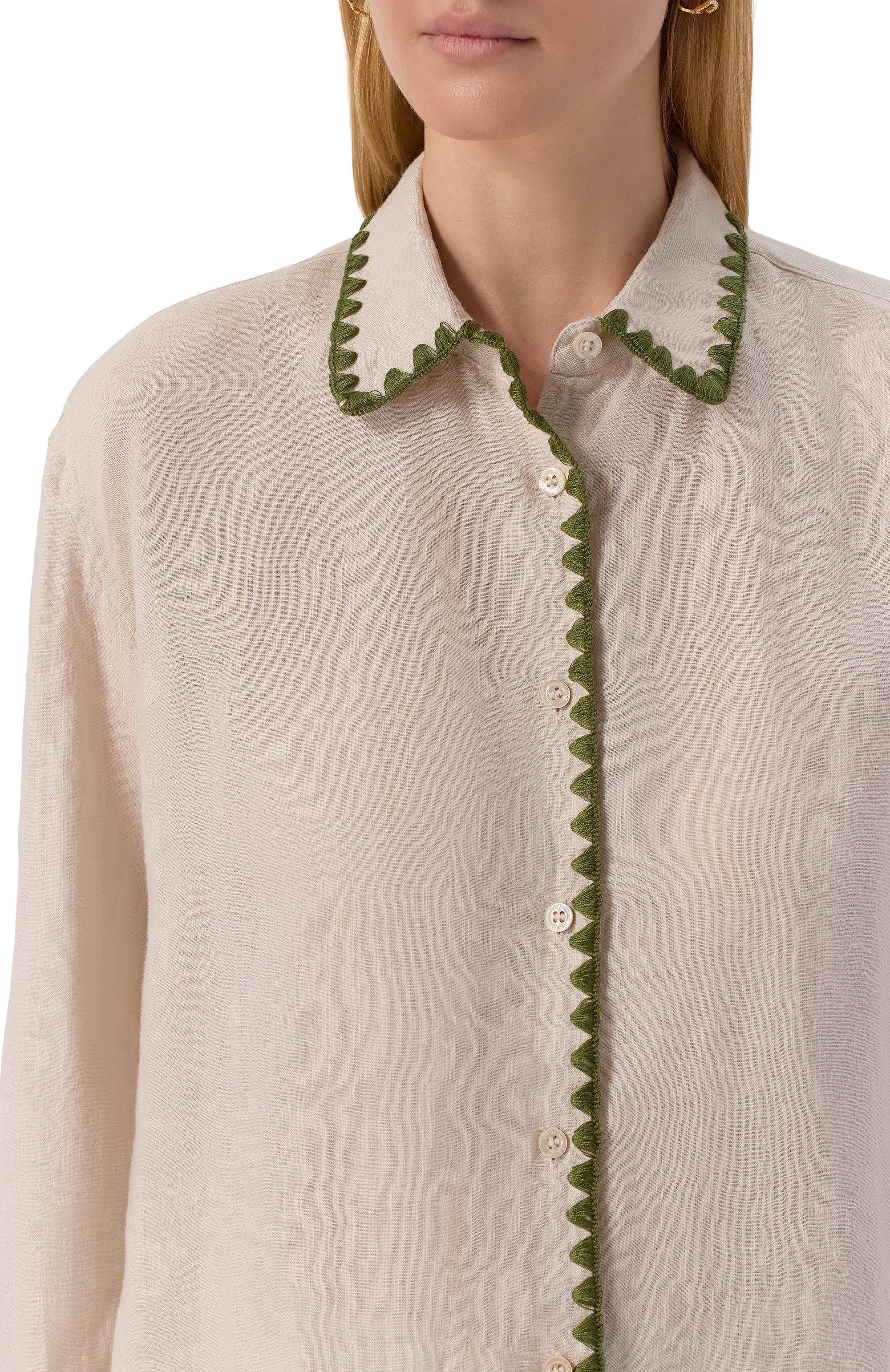 Льняная рубашка MC2 SAINT BARTH, арт. STBW MEREDITH/06874H, фото 5