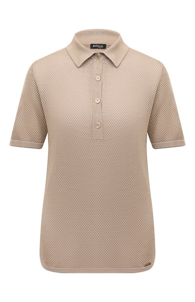 Женское шелковое поло KITON, арт. D55714DES