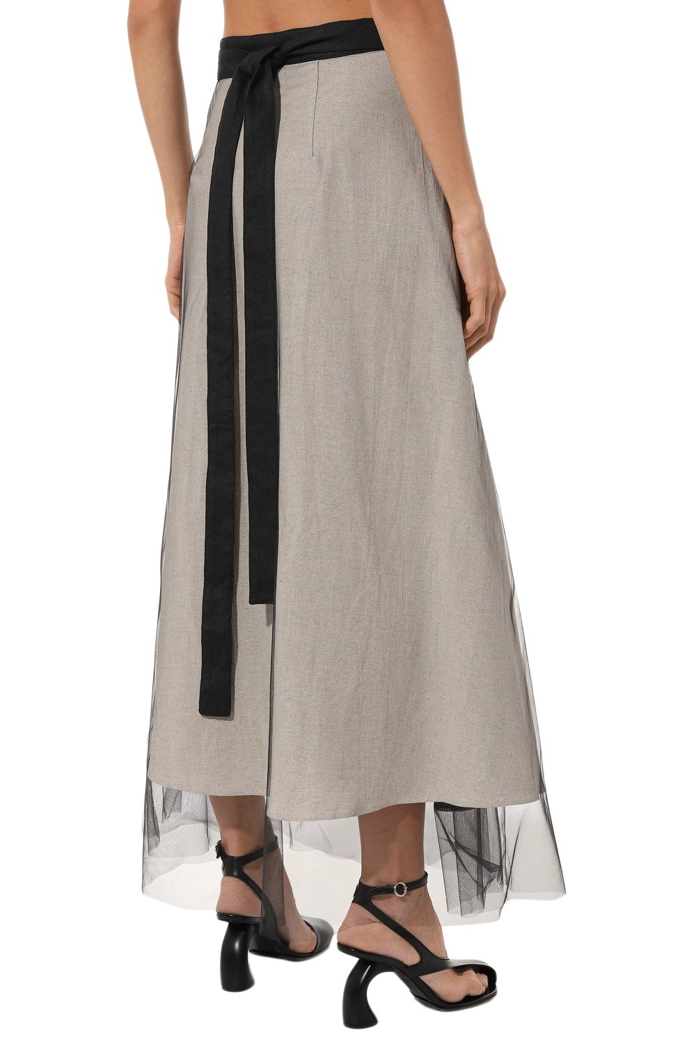 Юбка изо льна и хлопка MIDGARD PARIS, арт. B41602, фото 4