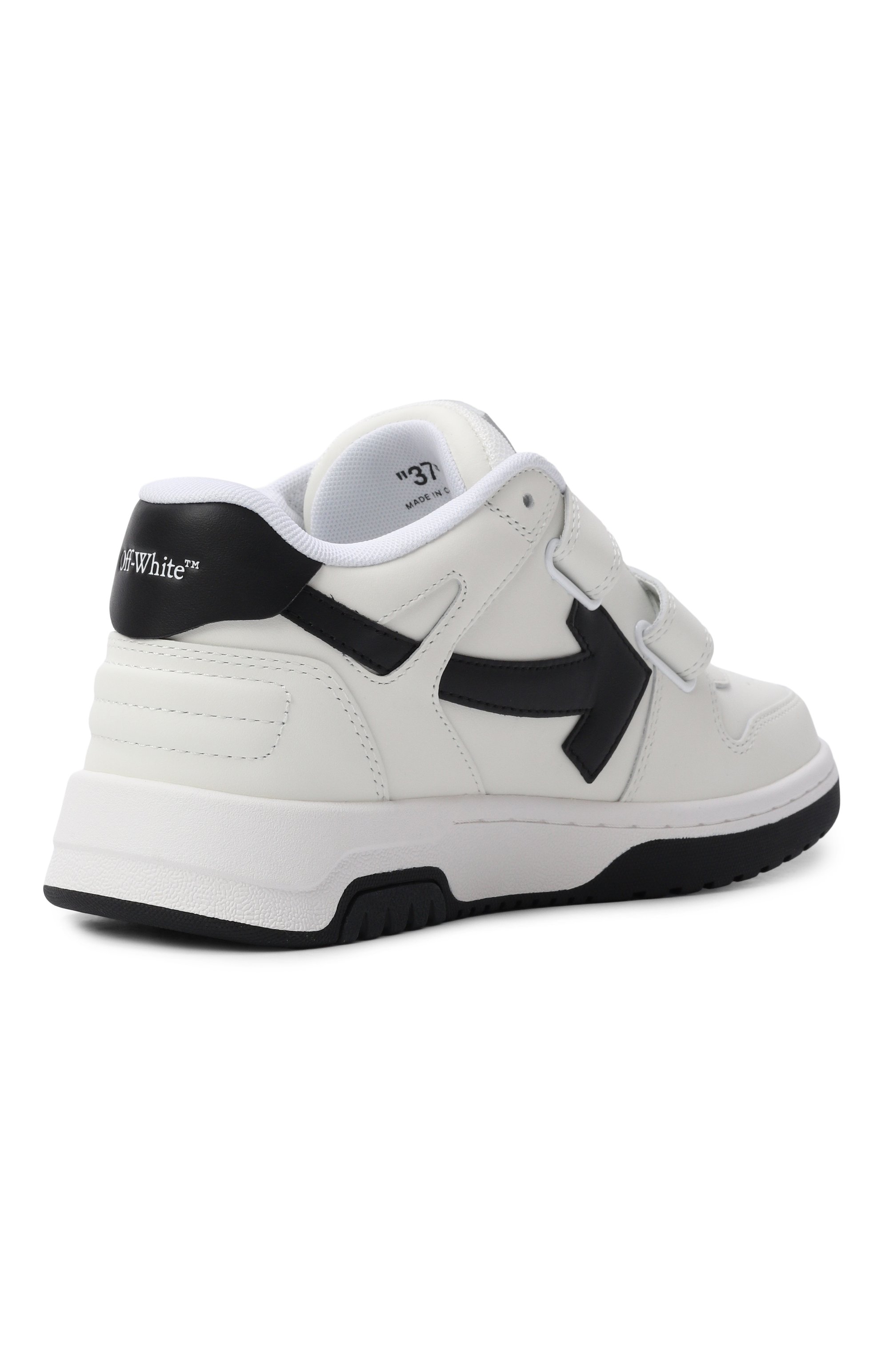 Комбинированные кеды out of office OFF-WHITE, арт. 0BIA008C99LEA002_001, фото 3