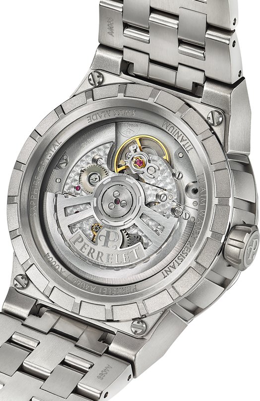 Часы Turbine 41 Full Titanium Green Perrelet A4066/3 Бесцветный  A4066/3 Фото 4