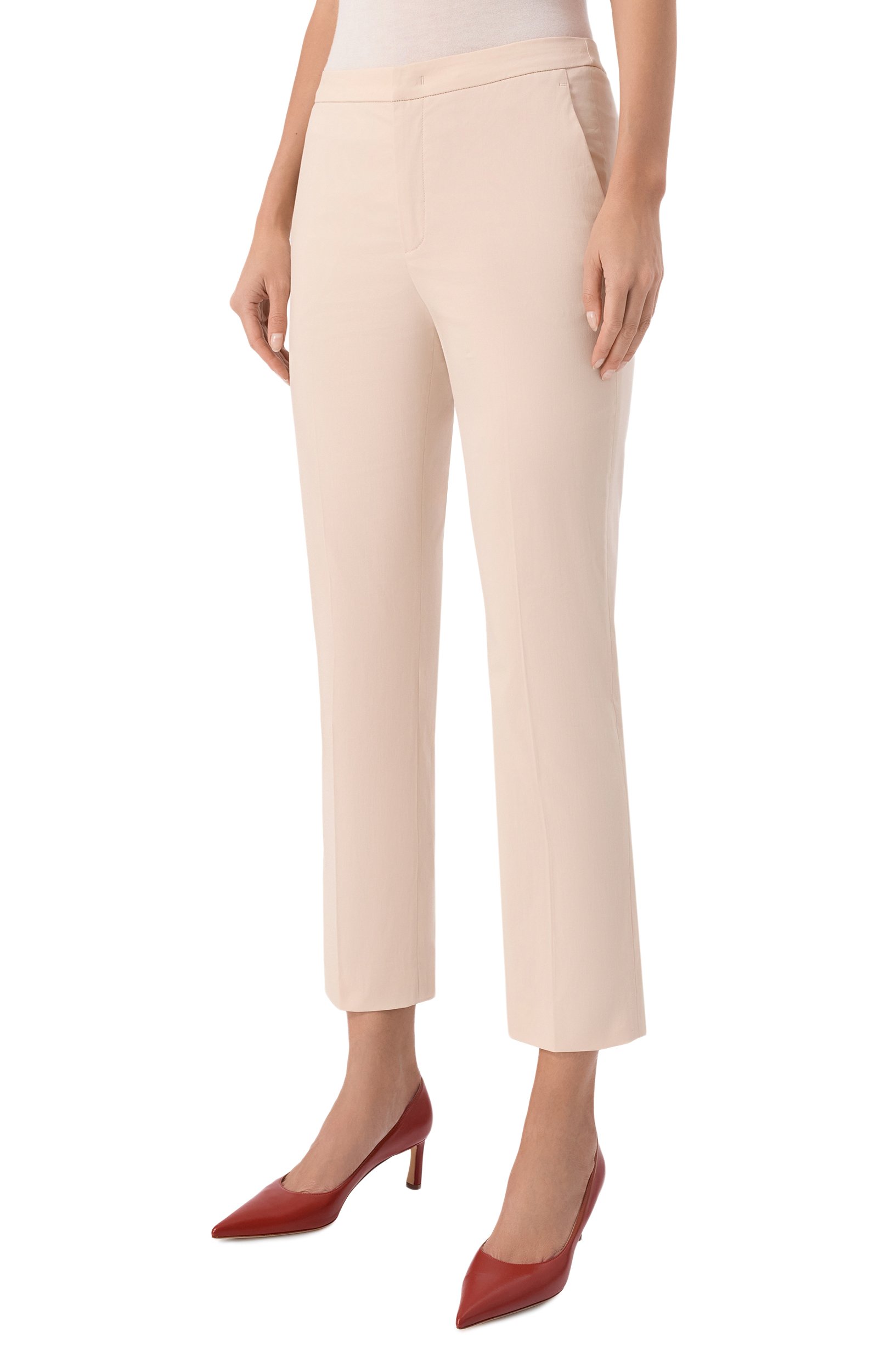 Брюки из хлопка и шелка MVST, арт. M26.CSW.T418/SILK P0PELINE, фото 3
