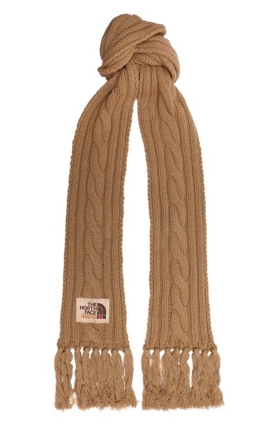 Шерстяной шарф the north face x gucci GUCCI, арт. 653561 4G200, фото 1