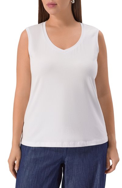 Хлопковая майка PERSONA BY MARINA RINALDI, арт. VALIKA, фото 3