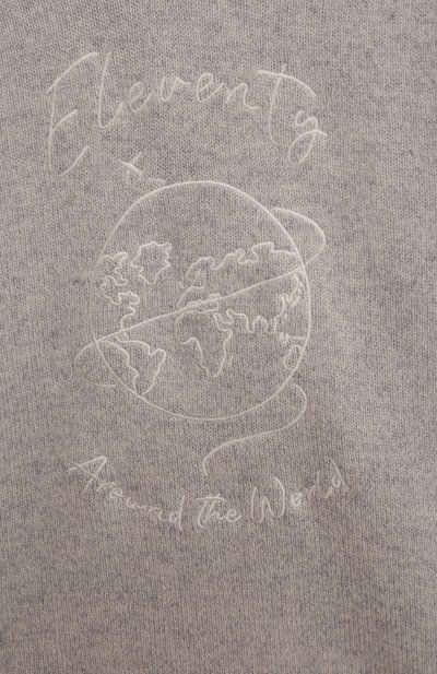 Шерстяной свитер ELEVENTY серого цвета по цене 19350 руб., арт. EV9P20/Z2697/6-10, фото 3 Шерстяной свитер ELEVENTY, арт. EV9P20/Z2697/6-10, фото 3