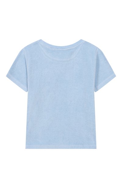 Хлопковая футболка MC2 SAINT BARTH голубого цвета по цене 11750 руб., арт. STBK HASPRIA JR/00018H, фото 2 Хлопковая футболка MC2 SAINT BARTH, арт. STBK HASPRIA JR/00018H, фото 2