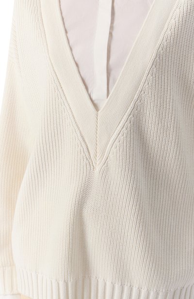 Хлопковый пуловер TWINSET, арт. 251TP3390, фото 5