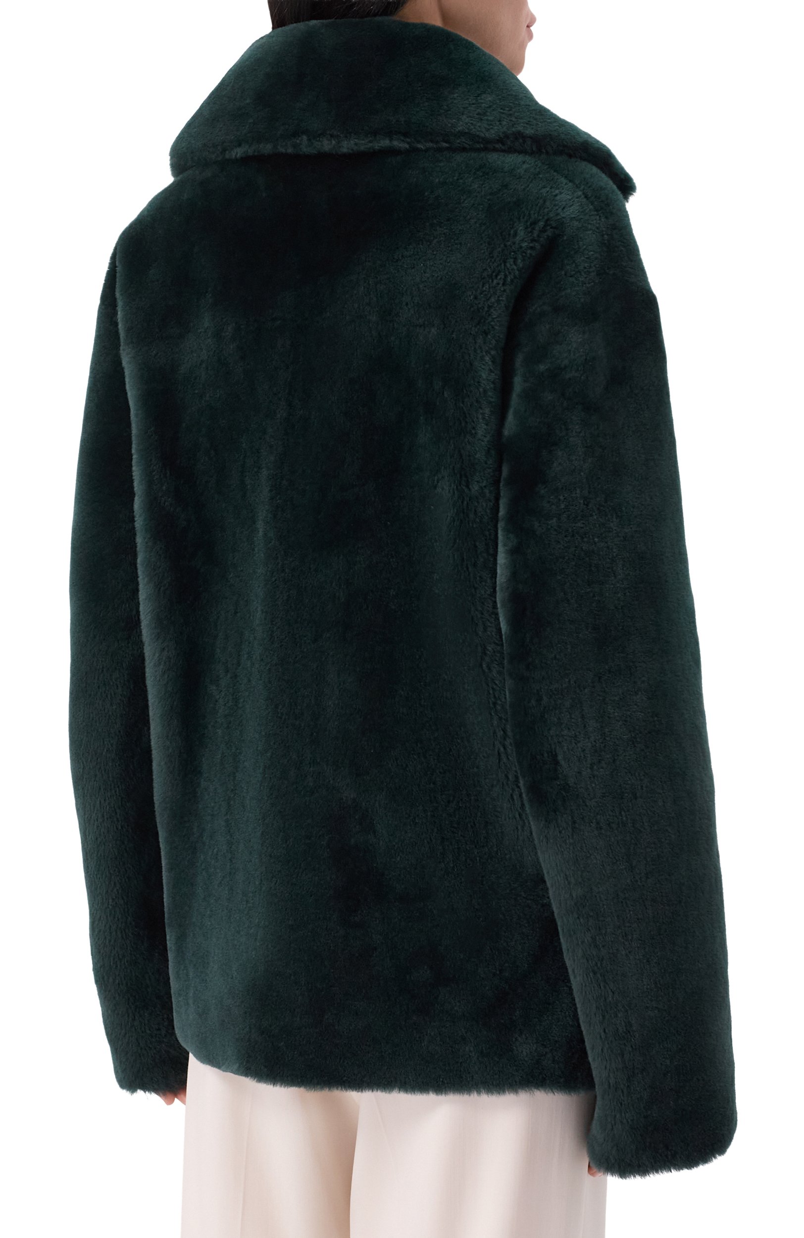 Двусторонняя дубленка KITON зеленого цвета по цене 820500 руб., арт. D58673K0546F05, фото 4 Двусторонняя дубленка KITON, арт. D58673K0546F05, фото 4