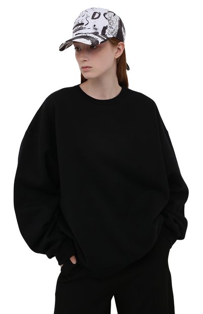 Бейсболка DOLCE & GABBANA черно-белого цвета по цене 37550 руб., арт. FH530A/HSM47, фото 2 Бейсболка DOLCE & GABBANA, арт. FH530A/HSM47, фото 2