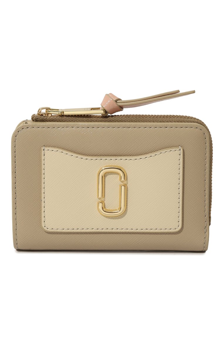 Женские кожаное портмоне MARC JACOBS (THE) бежевого цвета, арт. 2F3SMP061S07 | Фото 1 (Материал: Натуральная кожа; Нос: Не проставлено)